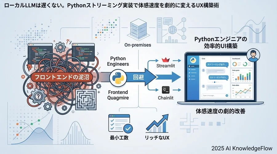 Pythonエンジニアこそ、フロントエンドの泥沼を避けよ - Section Image