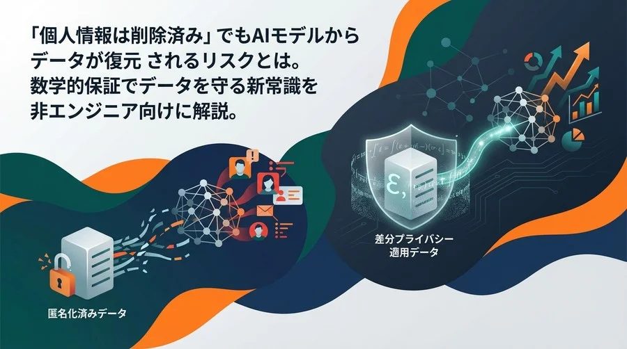 「匿名化済み」は安全ではない？AI時代のデータ保護「差分プライバシー」徹底解説ガイド