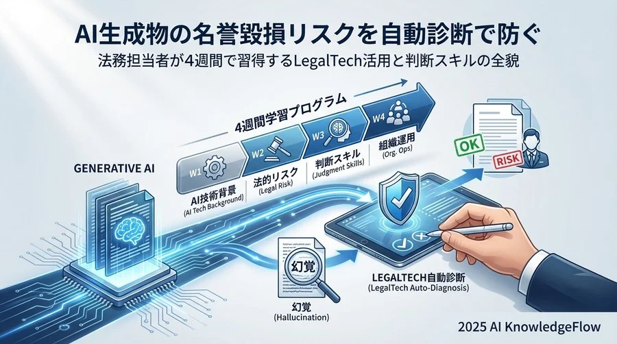 Week 2：ツールの解剖学 - LegalTech診断エンジンの仕組みを理解する - Section Image