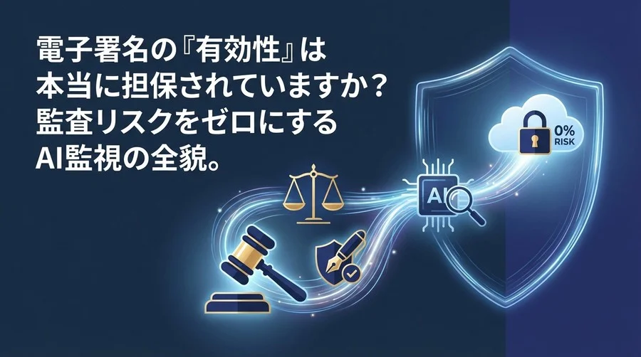 電子署名の「法的効力」を守り抜く異常検知AI：金融機関が挑んだ監査リスク低減の全貌