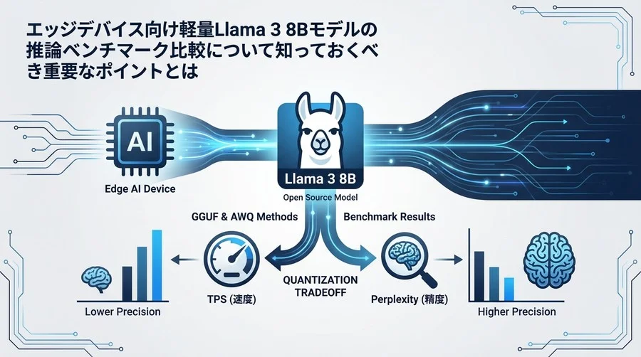 エッジAI導入の成否を分けるLlamaモデル推論ベンチマーク：速度と精度のトレードオフを徹底比較