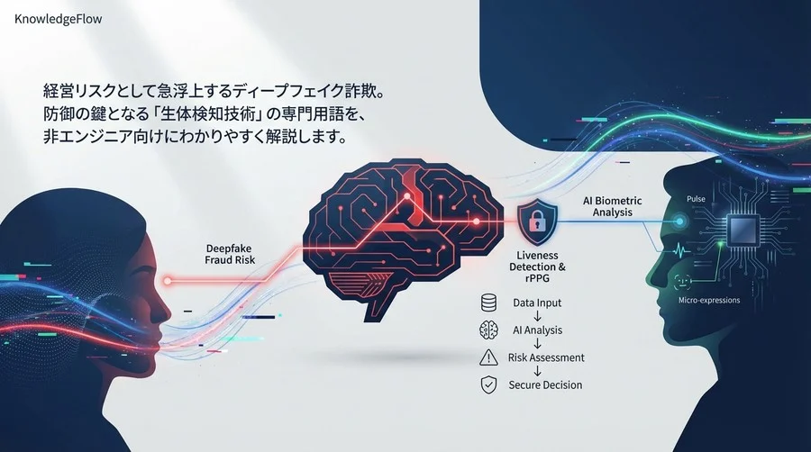 経営者が知るべきディープフェイク検知：AIバイオメトリクス解析用語集