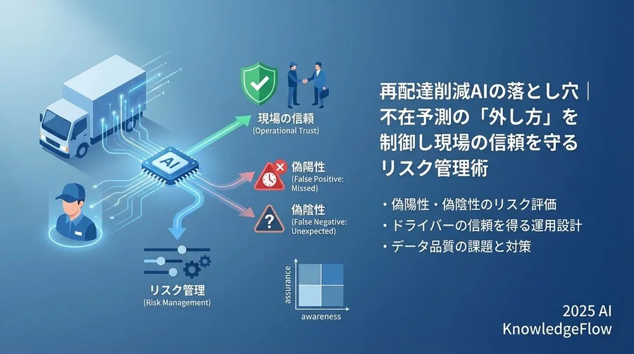 【運用リスク】ドライバーの「AI不信」が招く現場の崩壊 - Section Image