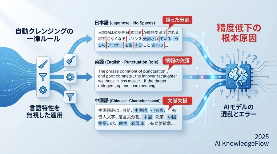 根本原因分析1：言語特性を無視した「一律ルール」の適用 - Section Image