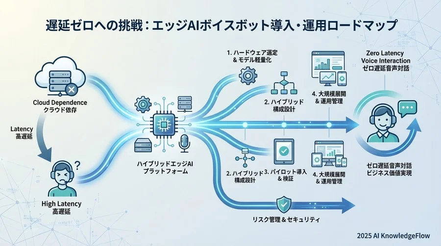 全体像：エッジAIボイスボット導入の4フェーズロードマップ - Section Image