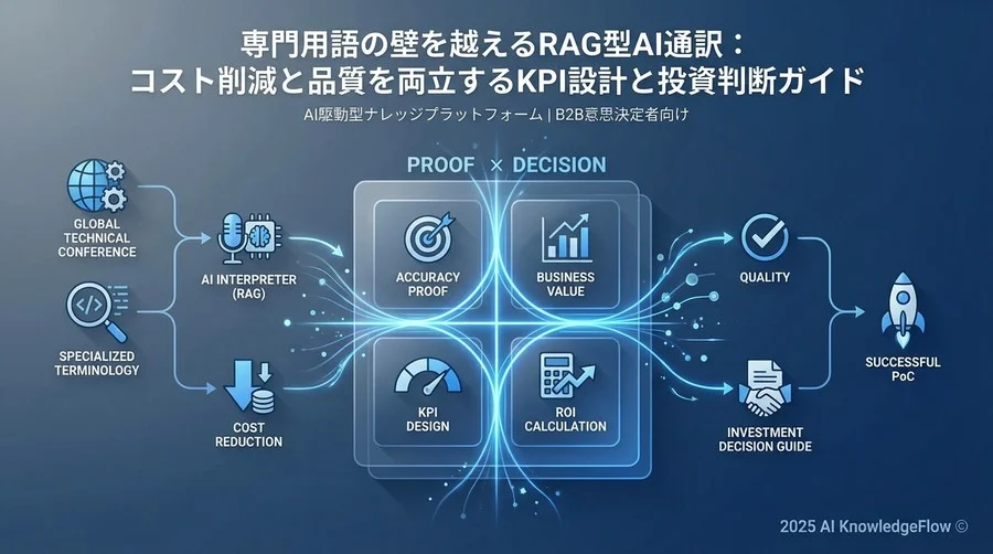 なぜ「専門用語対応」がAI通訳のROIを左右するのか - Section Image