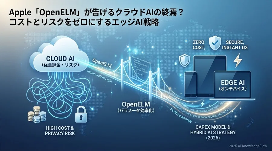 予測①：AIコスト構造の劇的な転換（OPEXからCAPEXへ） - Section Image