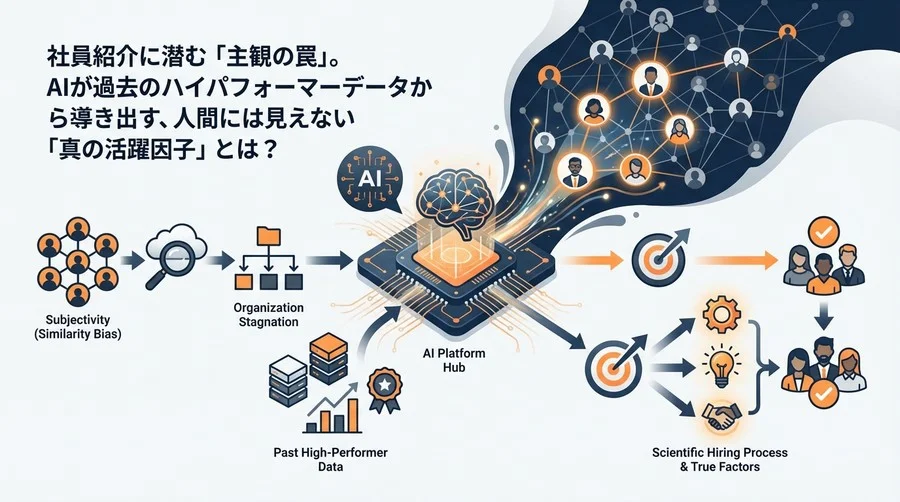 リファラル採用の「主観」を科学する：AIが過去データから解き明かすハイパフォーマーの真実