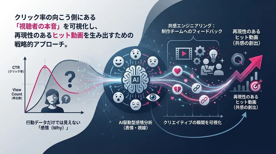 動画広告の「クリック率」に潜む罠：感情分析AIで視聴者の本音を可視化し、共感をエンジニアリングする戦略的アプローチ
