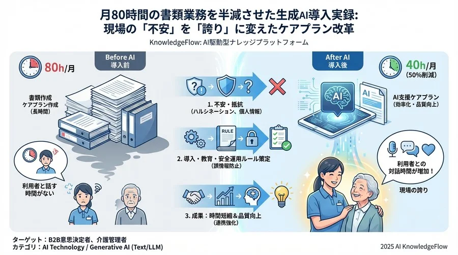 導入3ヶ月後の劇的変化：時間は半分、質は向上 - Section Image 3