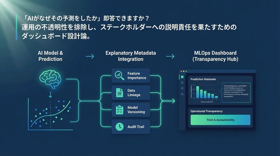 「AIの判断根拠」に即答するMLOpsダッシュボード：説明用メタデータ統合で実現する運用の透明性