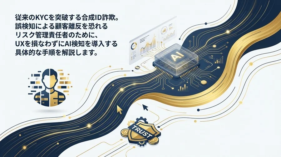 合成ID詐欺を防ぐ行動バイオメトリクス導入：UXを犠牲にしない誤検知ゼロへの実践ロードマップ