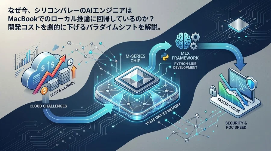 シリコンバレー流AI開発の新常識：Mシリーズ×MLXで実現する「ローカルファースト」プロトタイピング