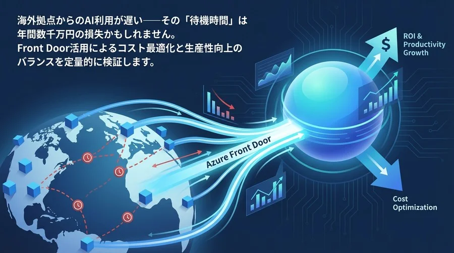 Azure OpenAIは「近くに置く」が正解とは限らない。Front Doorで実現するグローバル低遅延AI基盤のROI分析