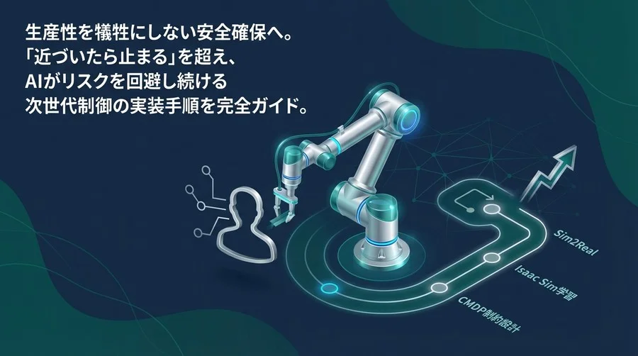 止まらない協働ロボットを作る。セーフティ強化学習で「安全制約」を実装するエンジニア向け学習パス