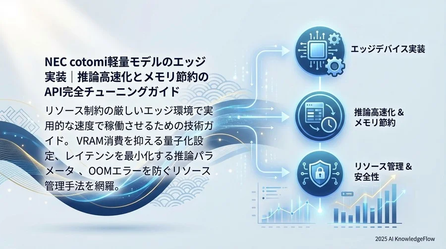 モデルロードと初期化設定（Configuration API） - Section Image