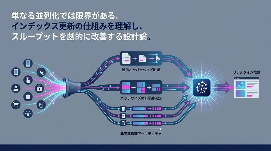 Pinecone Upsert高速化の設計論：リアルタイム推薦のボトルネックを解消する