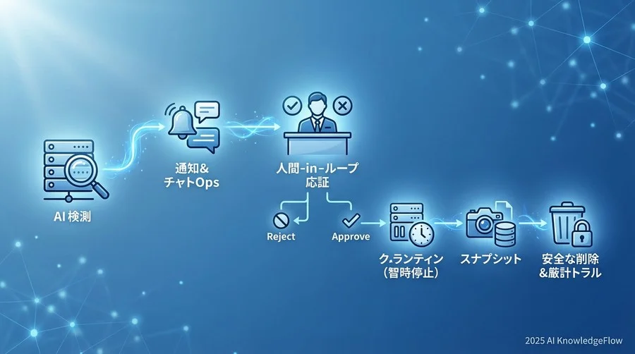 誤削除リスクをゼロにする「Human-in-the-Loop」承認フロー - Section Image