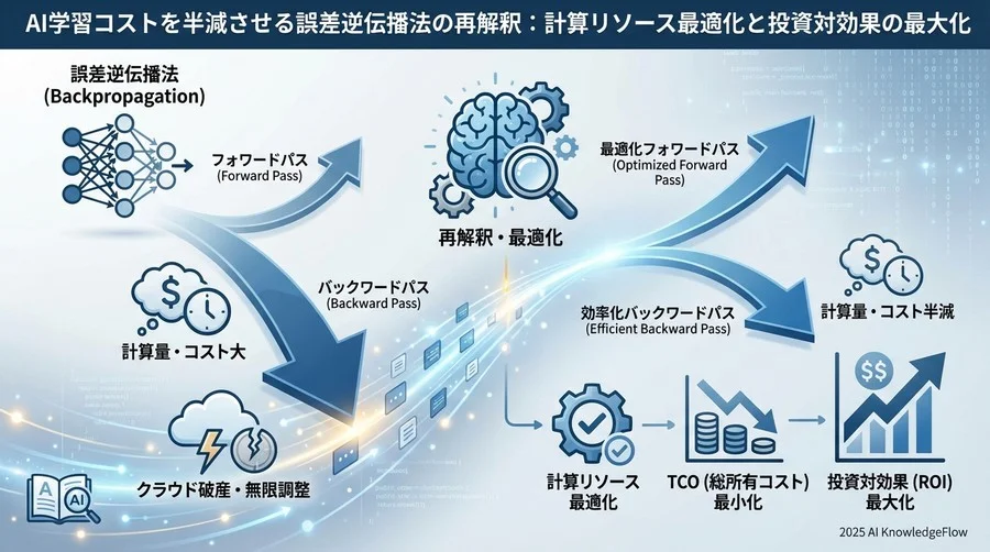 学習プロセスのコスト構造分解：フォワードとバックワード - Section Image