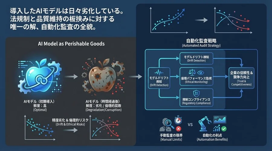 AIモデルは「生鮮食品」である：倫理的腐敗を防ぐ自動化監査の全貌と実践戦略