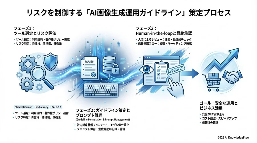 4. リスクを制御する「AI画像生成運用ガイドライン」策定プロセス - Section Image 3