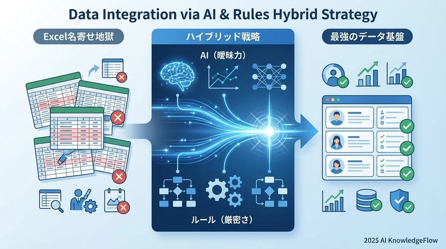 AI名寄せの核心技術：ベクトル化と類似度判定 - Section Image