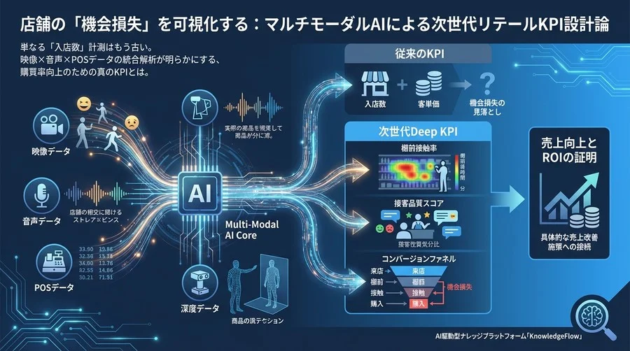 店舗の「機会損失」を可視化する：マルチモーダルAIによる次世代リテールKPI設計論