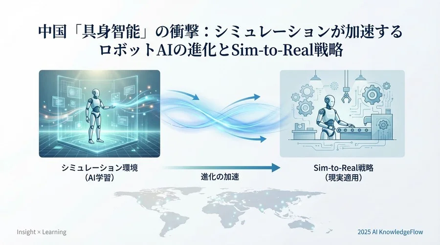 「Sim-to-Real」の壁を越える：仮想から現実への転移技術 - Section Image
