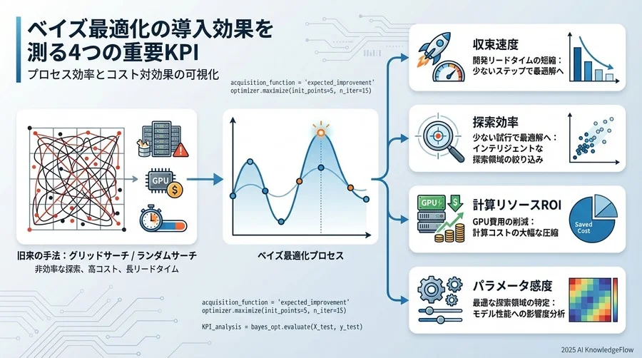 ベイズ最適化の導入効果を測る4つの重要KPI - Section Image