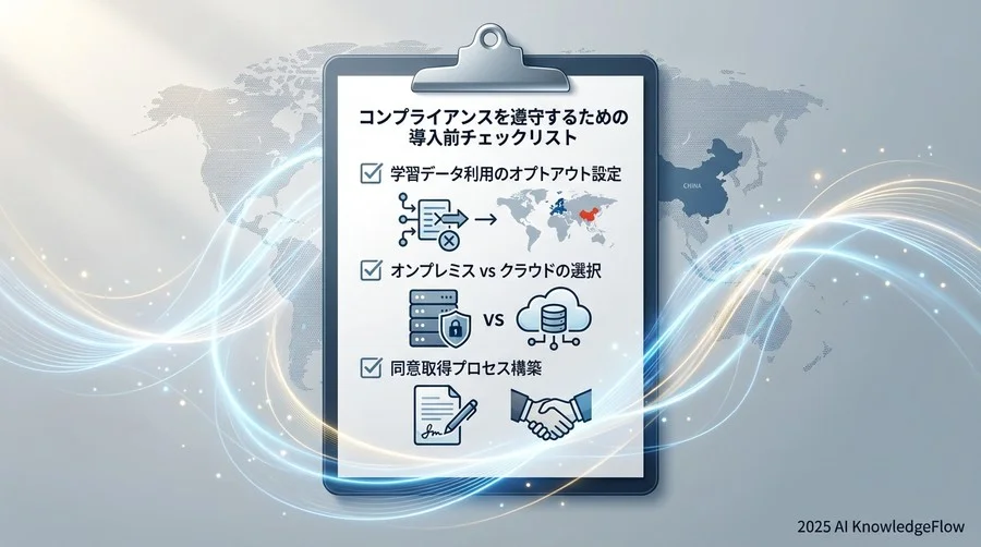 コンプライアンスを遵守するための導入前チェックリスト - Section Image