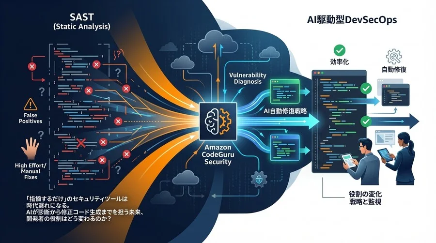 Amazon CodeGuru Securityが変えるDevSecOps：「指摘」で終わる脆弱性診断からの脱却とAI自動修復戦略