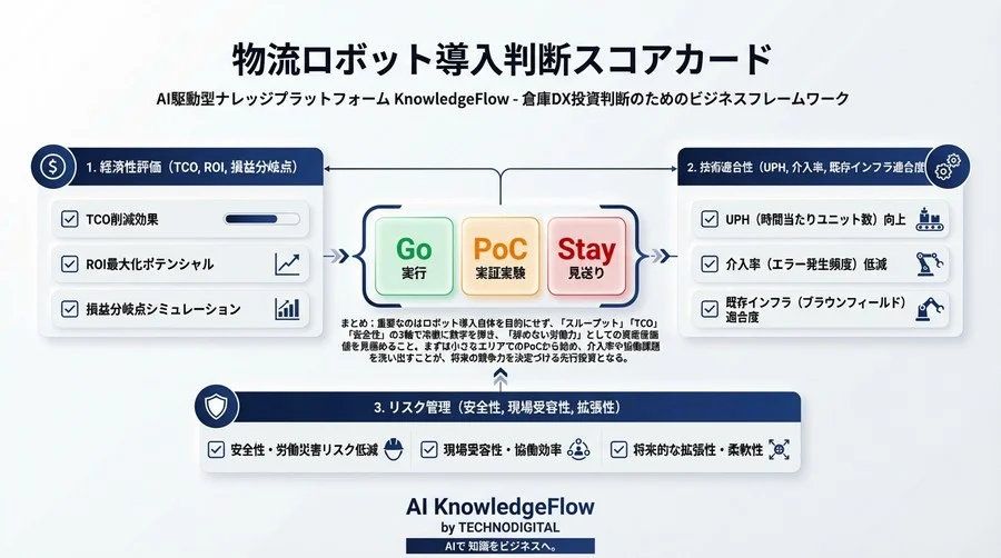 Amazon「Digit」導入の衝撃：人型ロボットのROIを最大化する倉庫DX投資判断基準 - Conclusion Image