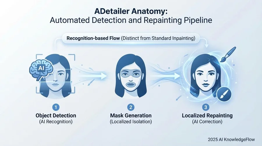 ADetailerの解剖学：検出と再描画の自動パイプライン - Section Image