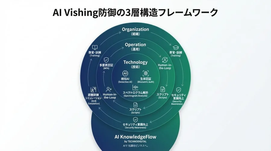 検知率99%の死角：AIなりすまし電話からCSを守る「技術×人」の協働防衛線 - Conclusion Image