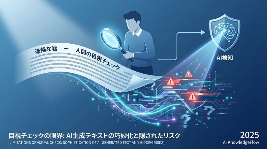 なぜ今、目視チェックから「AI検知」への移行が必要なのか - Section Image