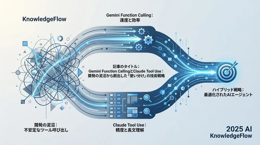 技術的岐路：GeminiとClaude、構造的差異の発見 - Section Image