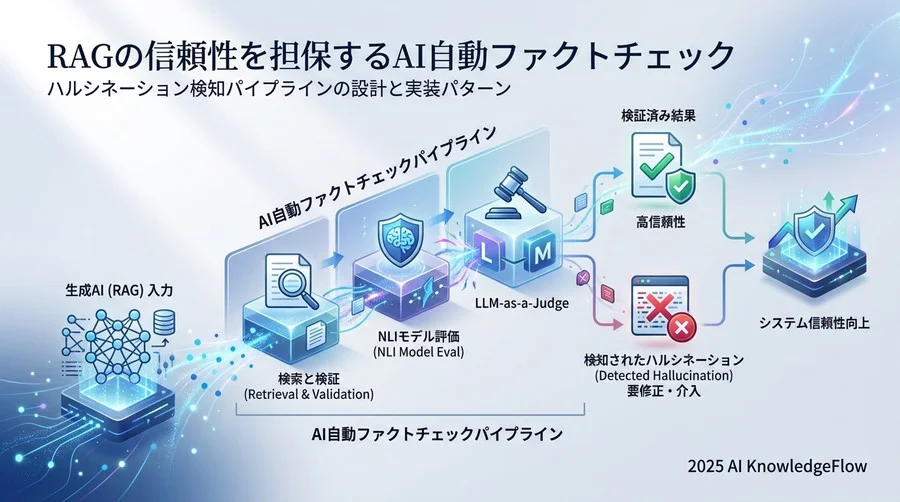 自動ファクトチェックシステムの全体像と3つの設計パターン - Section Image