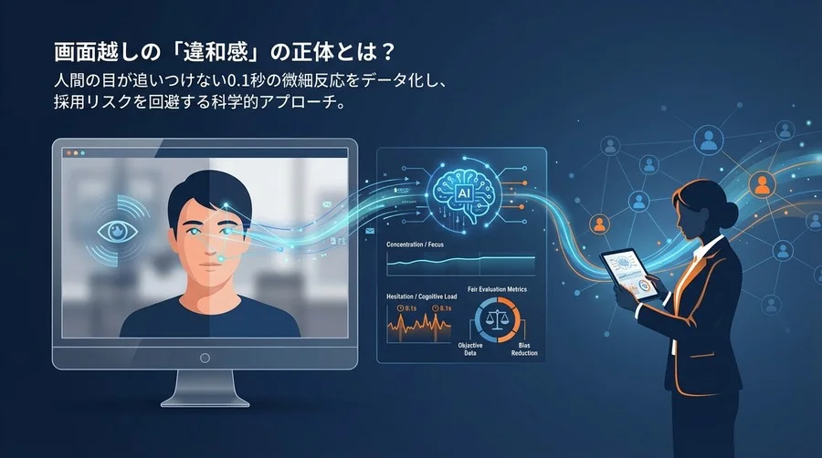 オンライン面接の「違和感」を科学する：視線トラッキングAIが暴く0.1秒の真実と公平な採用戦略