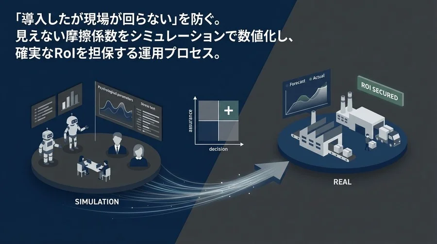 強化学習シミュレータによるAI導入後の現場混乱リスクの可視化