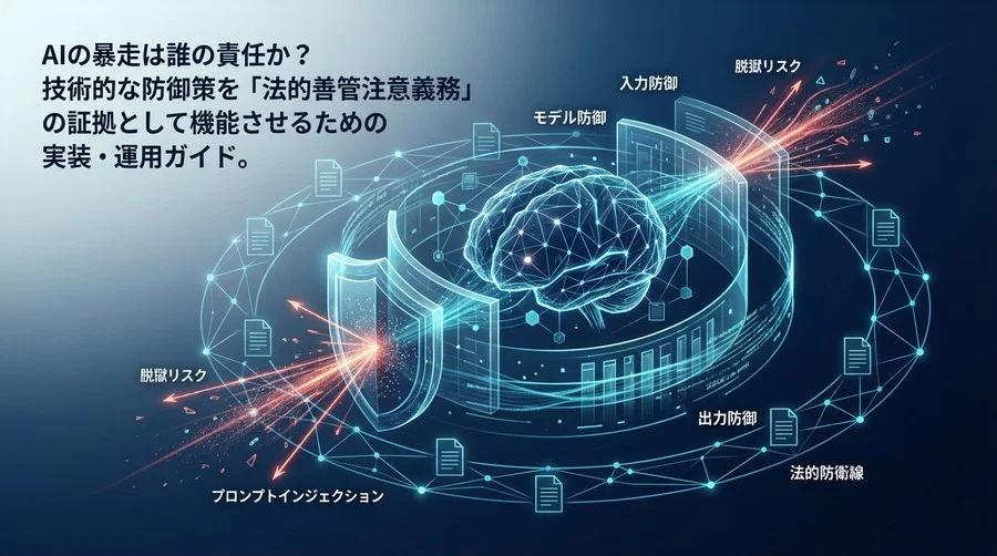 LLM脱獄リスクを法的防衛線へ変える技術的ガードレール実装ガイド