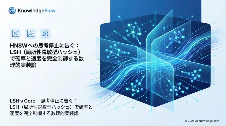 LSHの核心：似ているデータほど「衝突」させる数学的直感 - Section Image