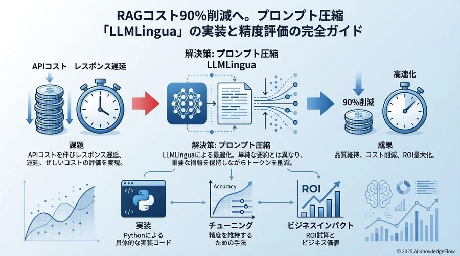 実装ステップ1：長文コンテキストの圧縮パイプライン構築 - Section Image