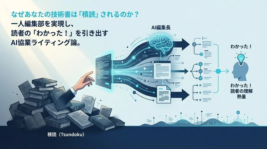 なぜ技術書は「積読」されるのか？AIを編集長に迎える「一人編集部」構築論