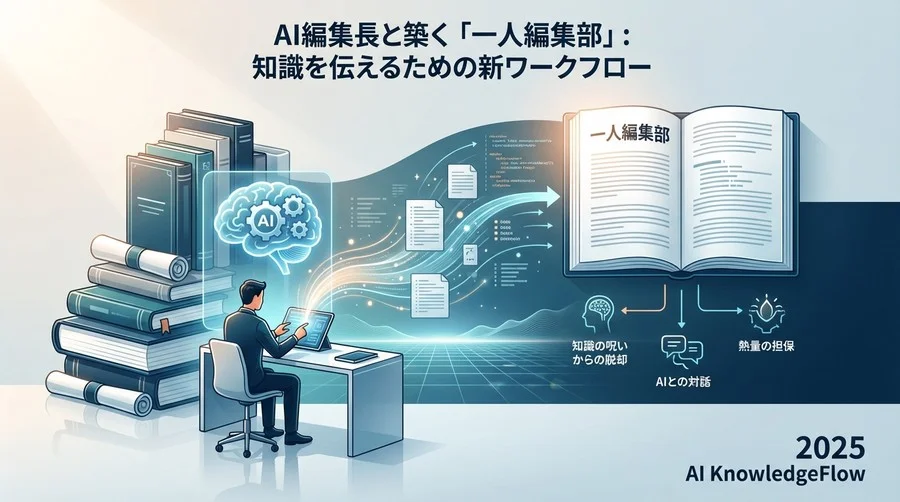 高品質な技術同人誌を生み出す「AI協業型」執筆ワークフロー - Section Image