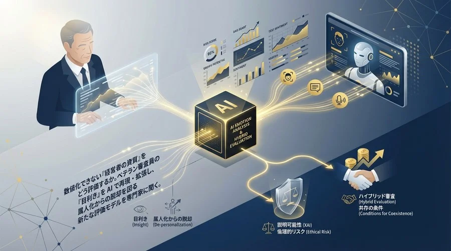 財務諸表に載らない経営者の「本音」：AI感情分析が融資審査のブラックボックスを解消する条件