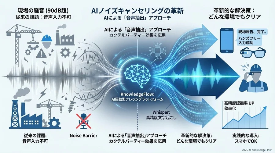 AIは「ノイズを消す」のではなく「声を抽出する」 - Section Image