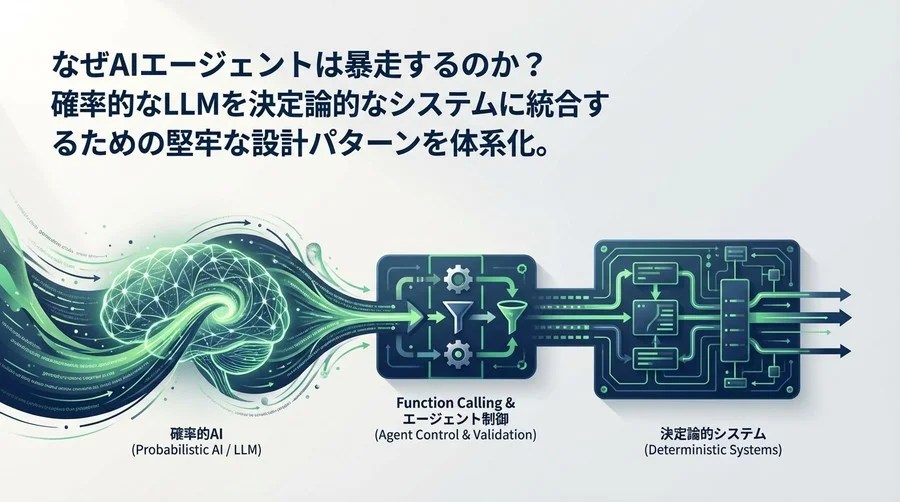 ChatGPT Function Callingと自律型エージェント設計：確率的AIを制御するアーキテクチャ論