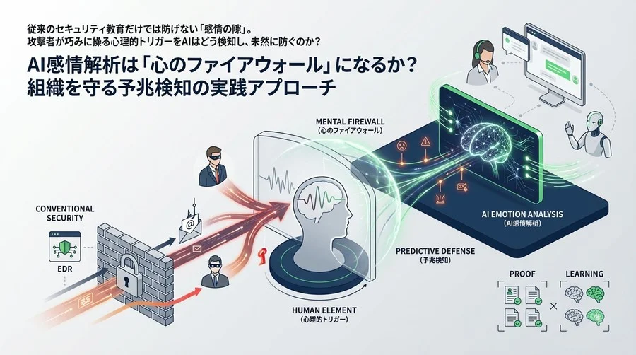 AI感情解析は「心のファイアウォール」になるか？組織を守る予兆検知の実践アプローチ
