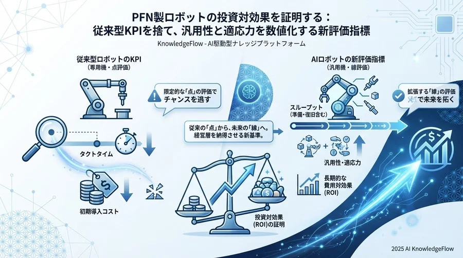 なぜ従来型ロボットのKPIではAI導入に失敗するのか - Section Image
