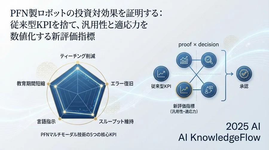 PFNマルチモーダル技術を評価する5つの核心KPI - Section Image
